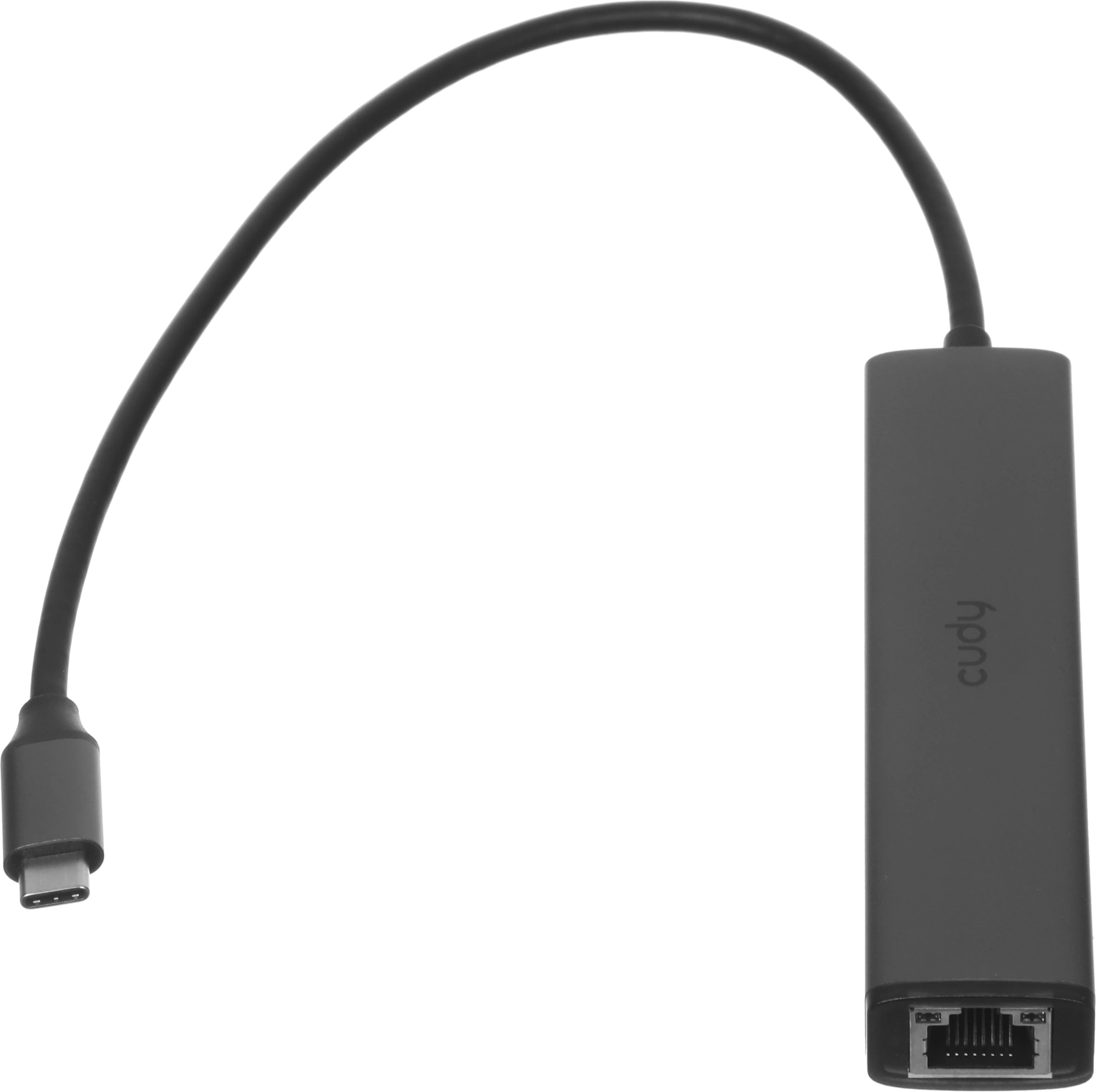 Разветвитель USB-C Cudy UH605 3порт. серый — миниатюра 3