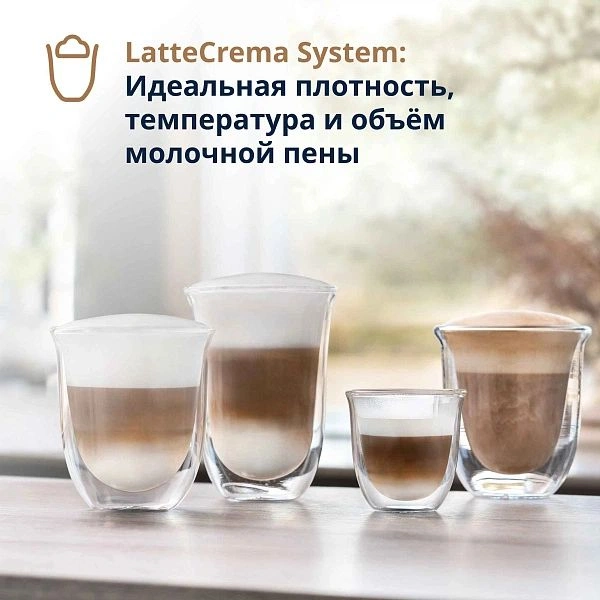 Кофемашина Delonghi Rivelia EXAM440.55.B 1450Вт серебристый/черный — миниатюра 5
