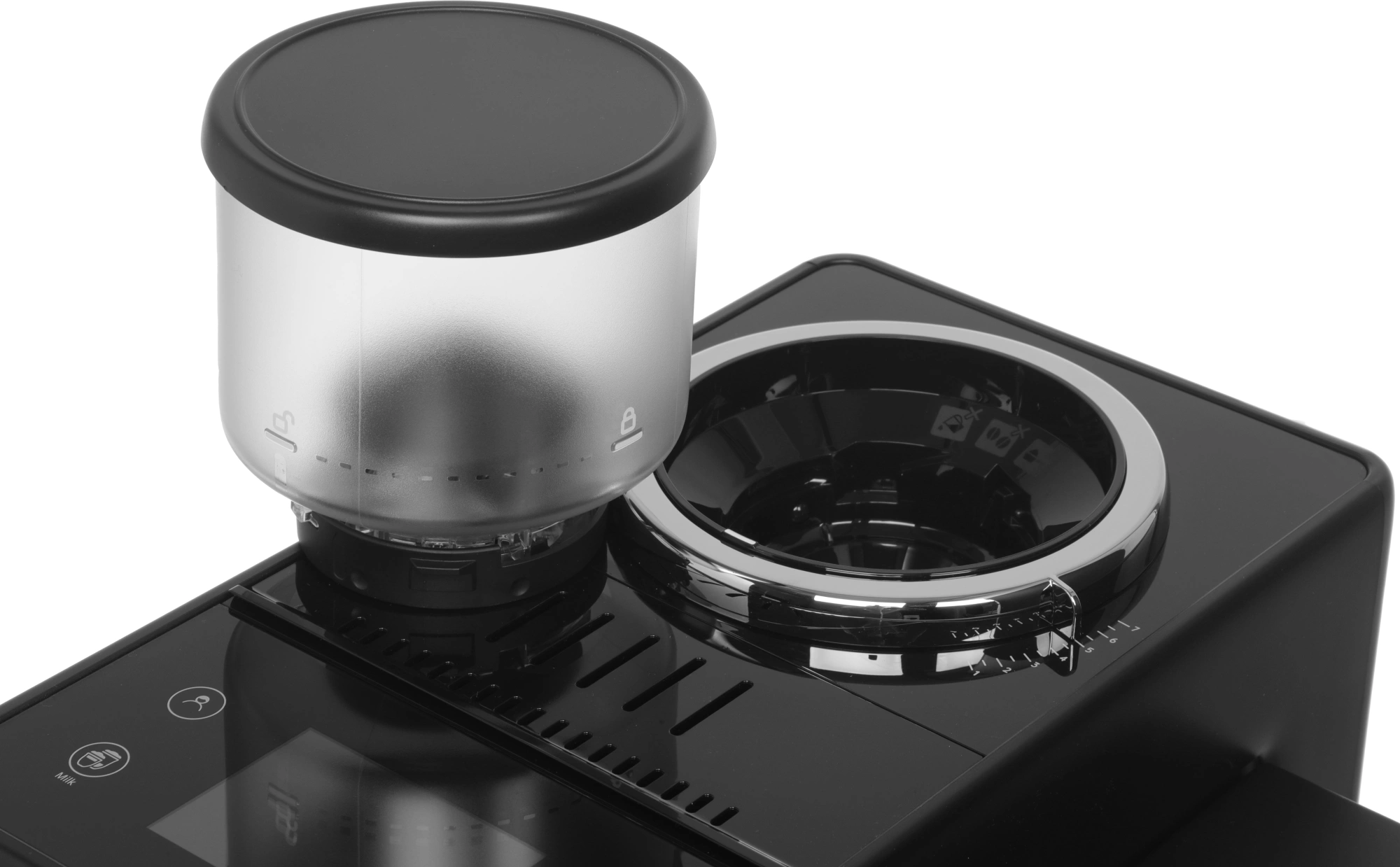 Кофемашина Delonghi Rivelia EXAM440.55.B 1450Вт серебристый/черный — миниатюра 23