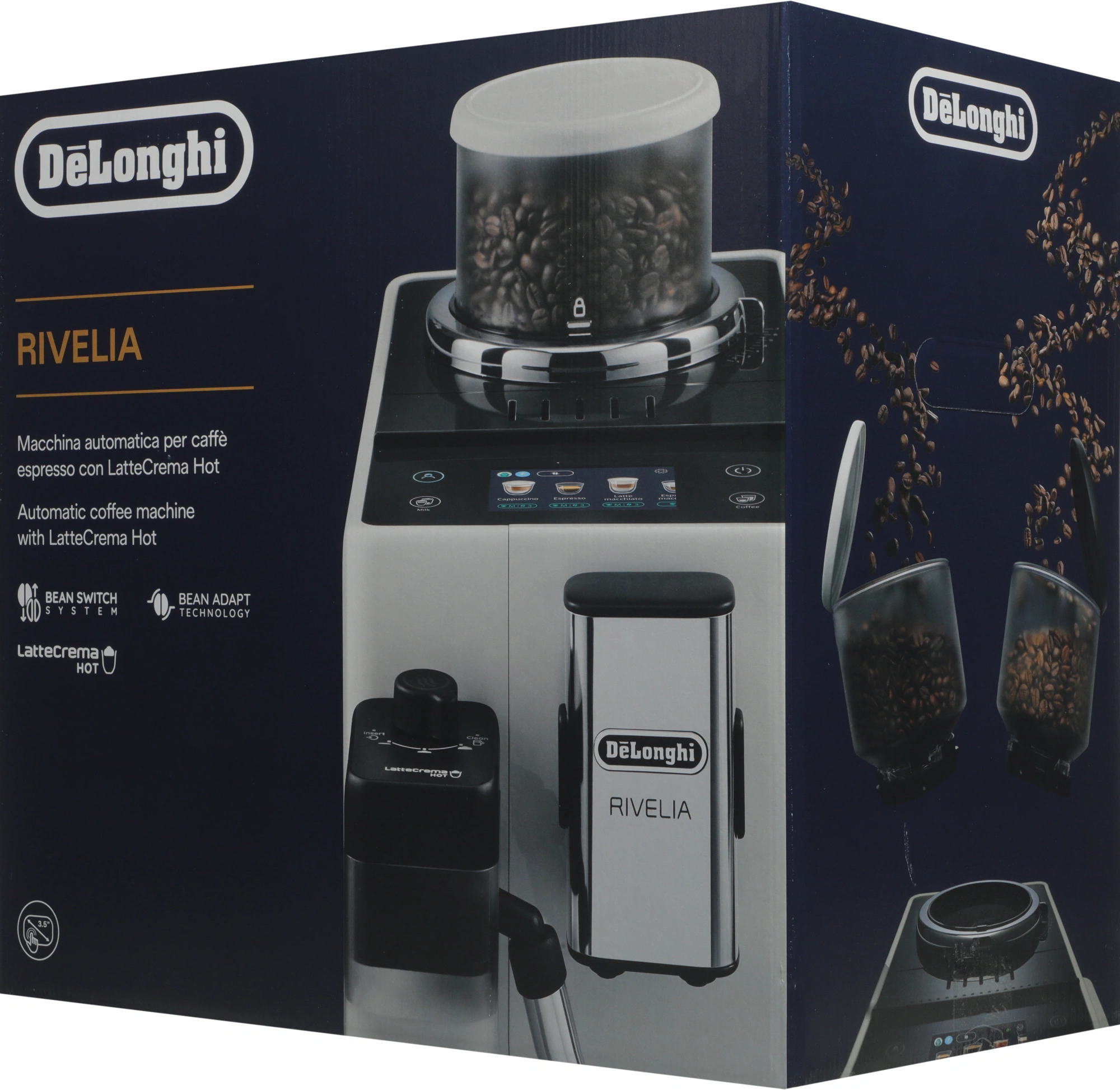 Кофемашина Delonghi Rivelia EXAM440.55.B 1450Вт серебристый/черный — миниатюра 39