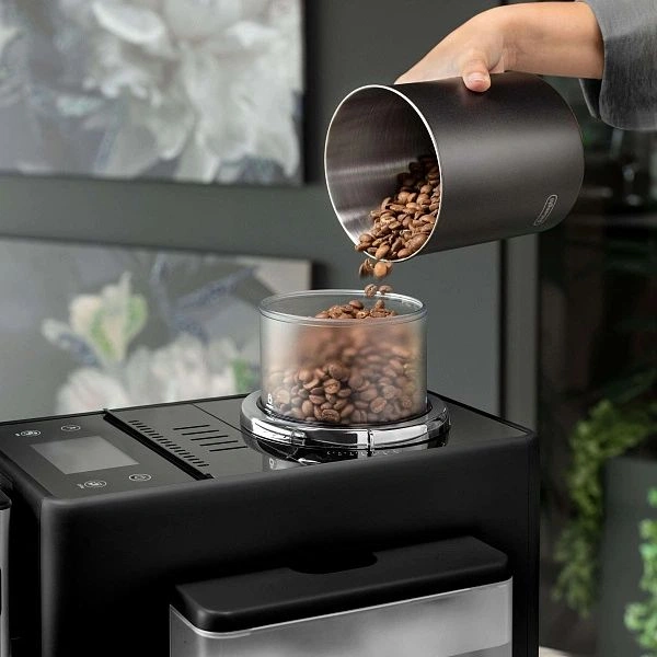 Кофемашина Delonghi Rivelia EXAM440.55.B 1450Вт серебристый/черный — миниатюра 11