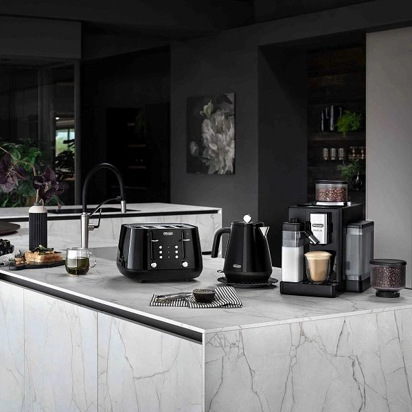 Кофемашина Delonghi Rivelia EXAM440.55.B 1450Вт серебристый/черный — миниатюра 14