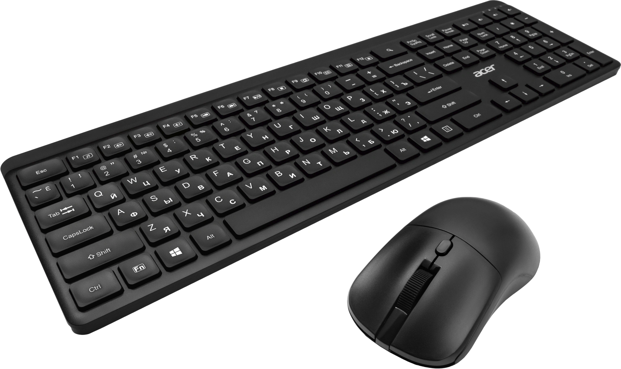 Клавиатура + мышь Acer OCC502 клав:черный мышь:черный USB беспроводная Multimedia (ZL.ACC11.00J) — миниатюра 3