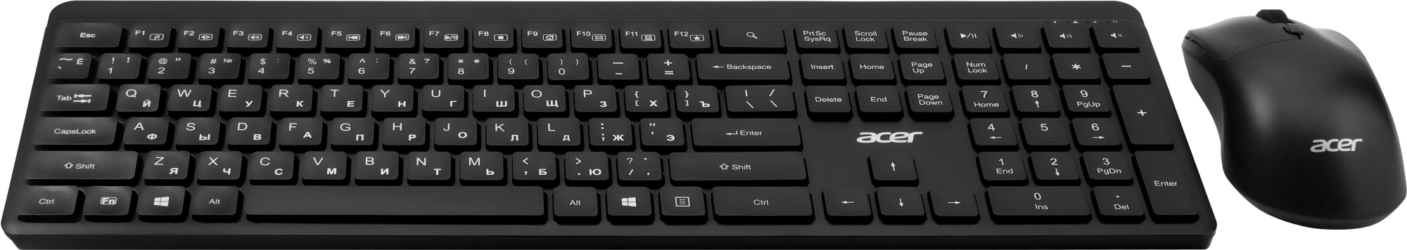 Клавиатура + мышь Acer OCC502 клав:черный мышь:черный USB беспроводная Multimedia (ZL.ACC11.00J) — миниатюра 4