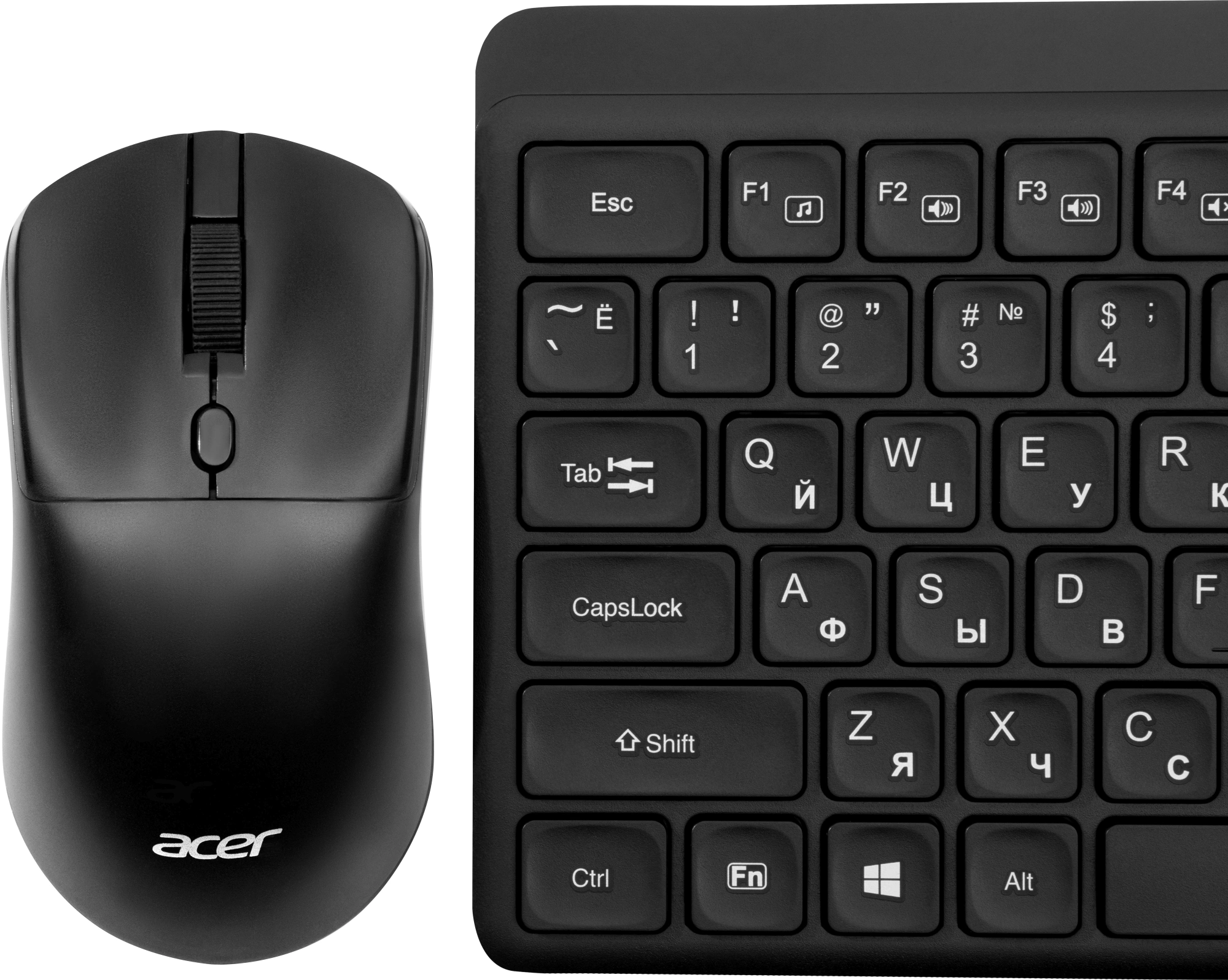 Клавиатура + мышь Acer OCC502 клав:черный мышь:черный USB беспроводная Multimedia (ZL.ACC11.00J) — миниатюра 5