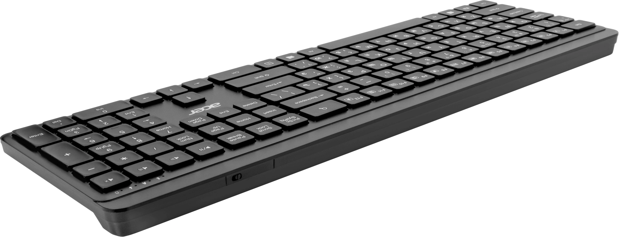 Клавиатура Acer OKR501 черный USB беспроводная Multimedia (ZL.KBD11.00N) — миниатюра 8