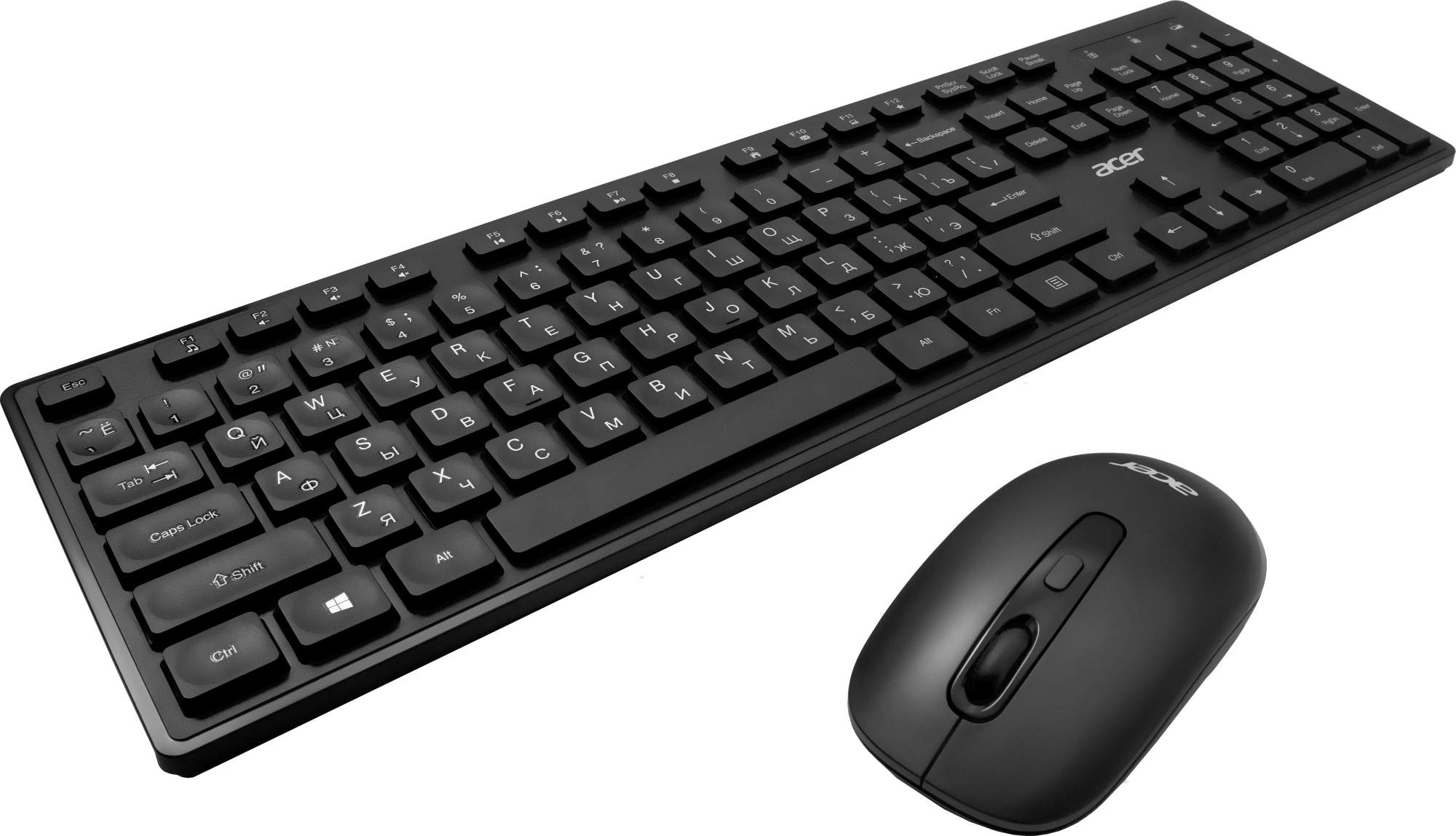 Клавиатура + мышь Acer OCC503 клав:черный мышь:черный USB беспроводная slim Multimedia (ZL.ACC11.00K) — миниатюра 3