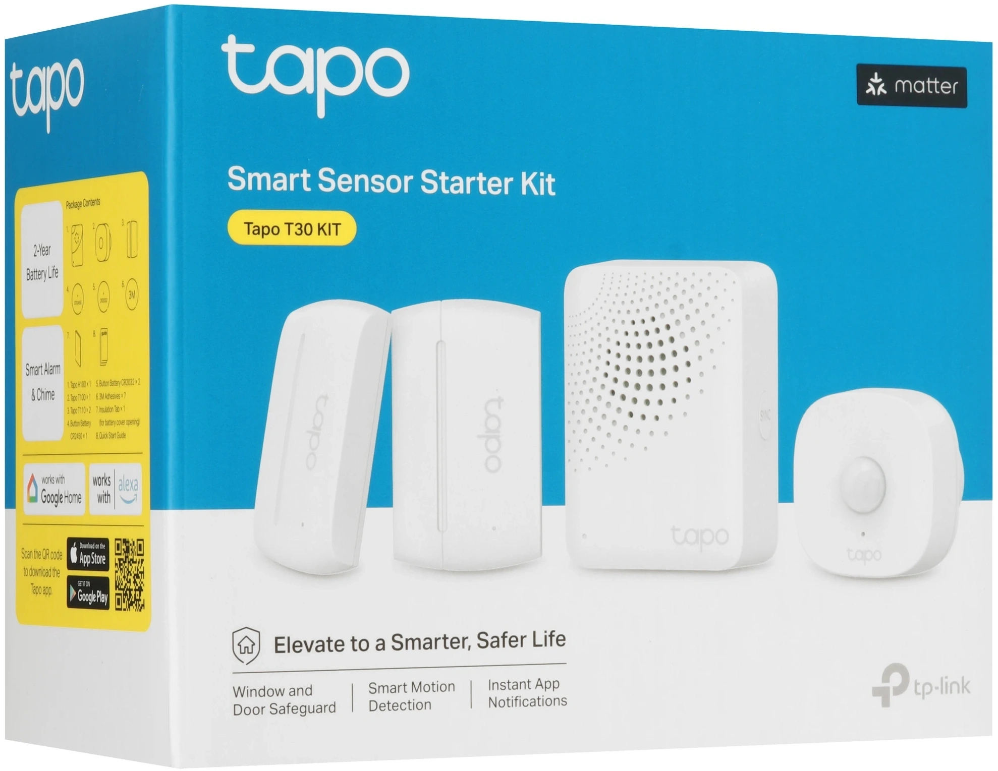 Комплект безопасность и защита TP-Link Tapo T30 KIT — миниатюра 16