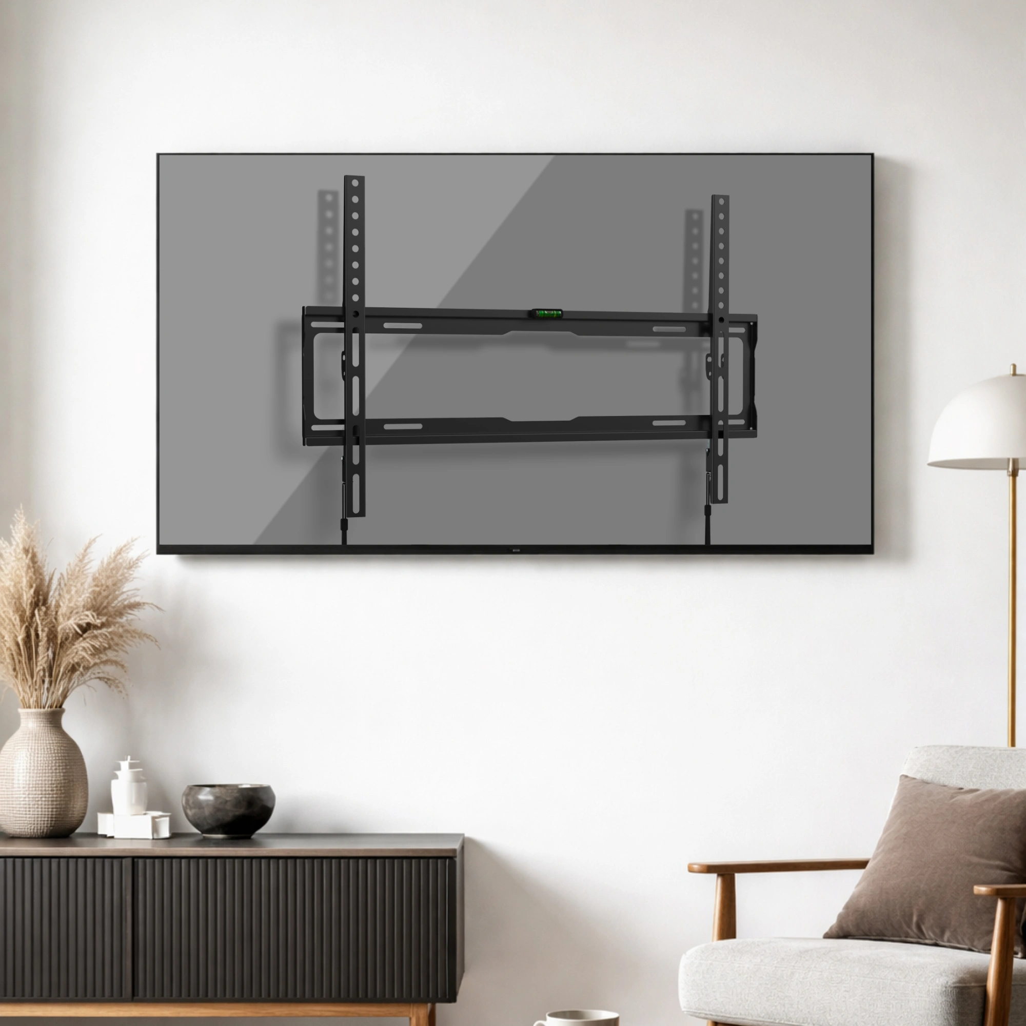 Кронштейн для телевизора Hyundai GL-S3 черный 32"-85" макс.45кг настенный фиксированный — миниатюра 11