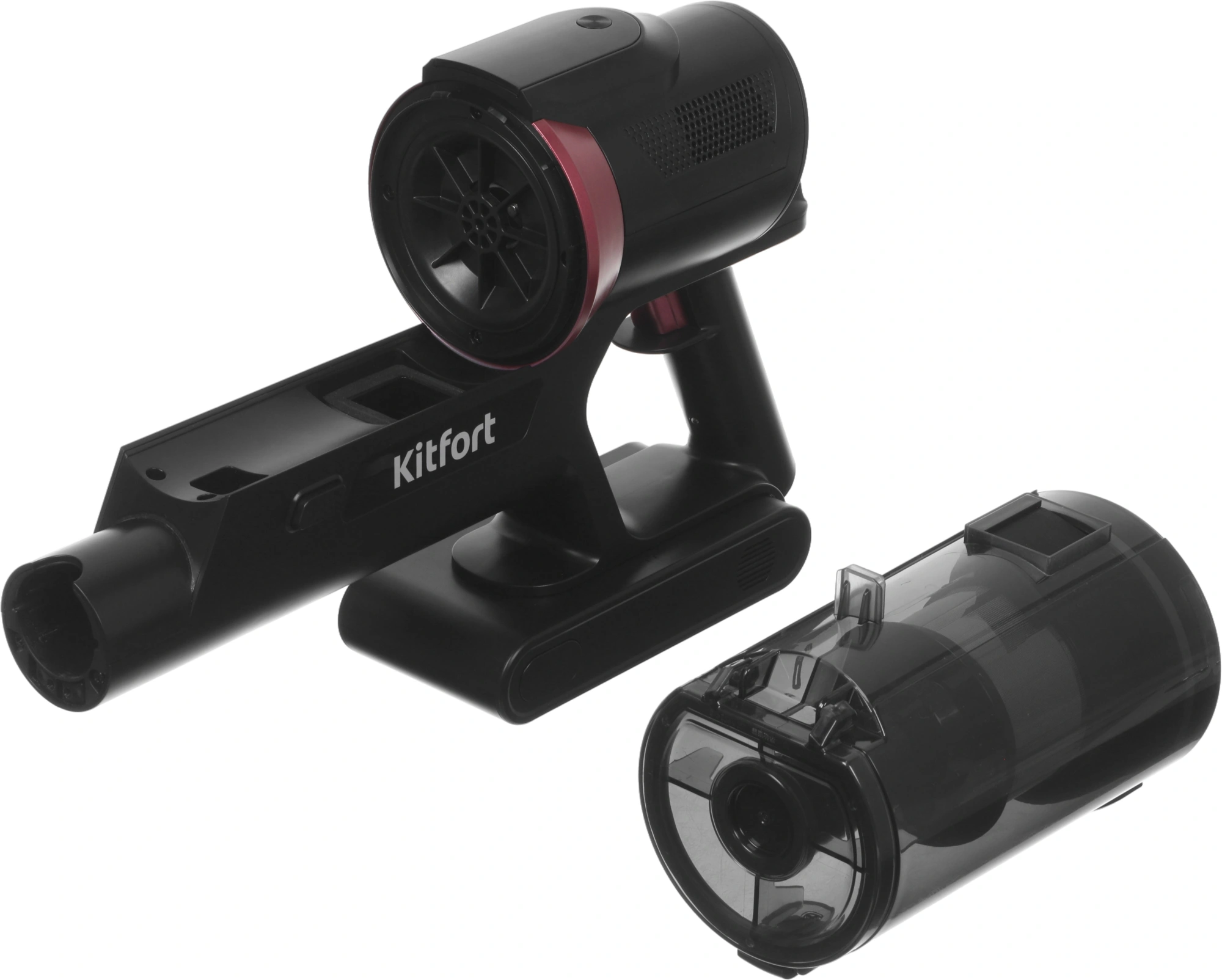 Пылесос Kitfort КТ-5371 450Вт черный/розовый — миниатюра 19