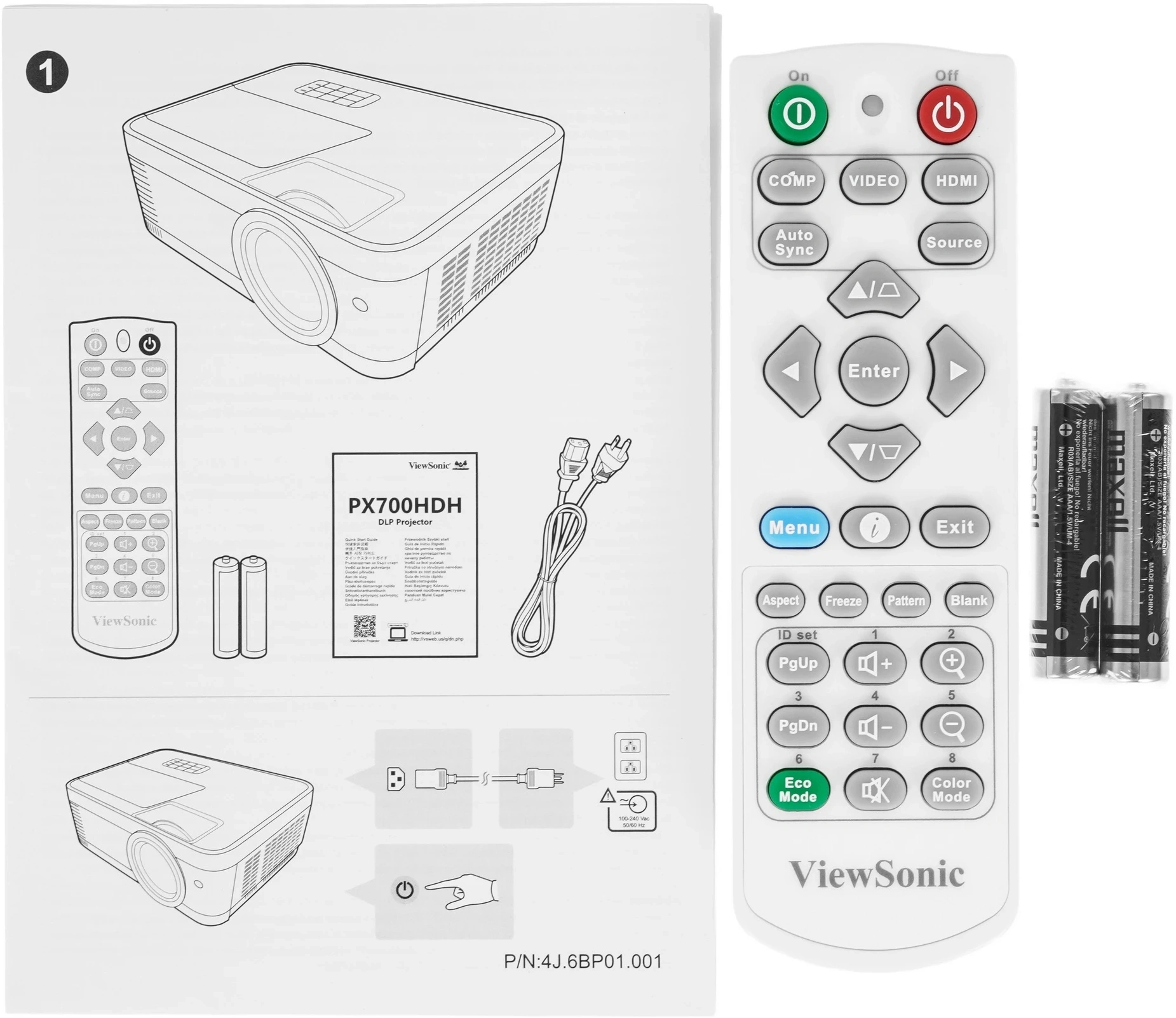 Проектор ViewSonic PX700HDH DLP 3700Lm ANSI (1920x1080) 22000:1 ресурс лампы:20000часов 2xHDMI 2.4кг — миниатюра 10