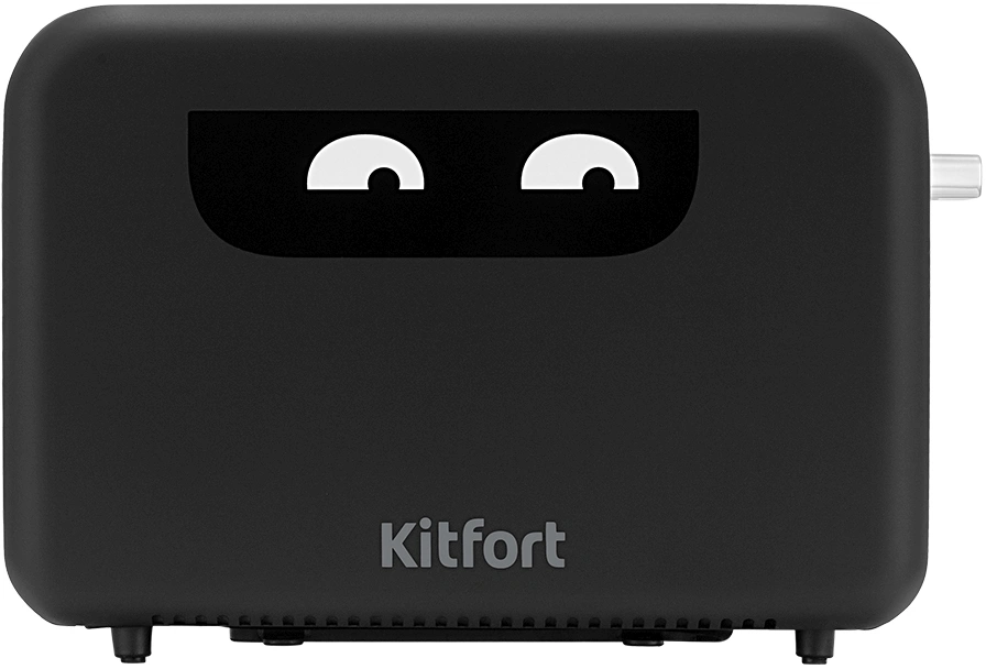 Тостер Kitfort КТ-6497 850Вт черный/стальной — миниатюра 5