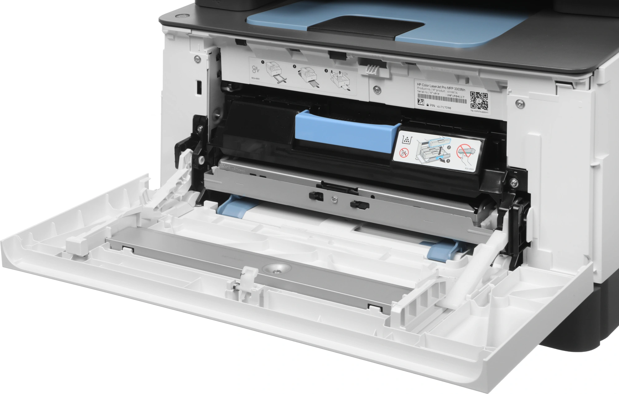 МФУ лазерный HP Color LaserJet Pro 3303fdn (499M7A) A4 Duplex белый — миниатюра 9