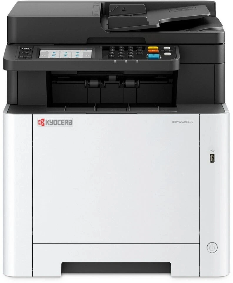 МФУ лазерный Kyocera Ecosys MA2600cwfx (110C0D3NL0/110C0D3NL1) A4 Duplex WiFi белый — миниатюра 2