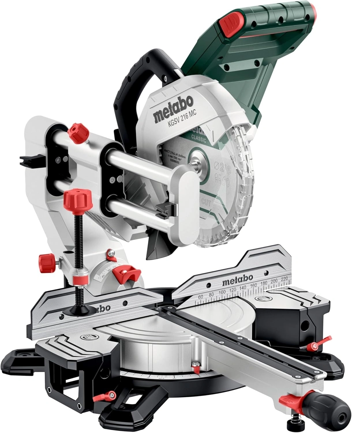 Торцовочная пила Metabo KGSV 216 MC 1500Вт 5300об/мин d=216мм — миниатюра 8