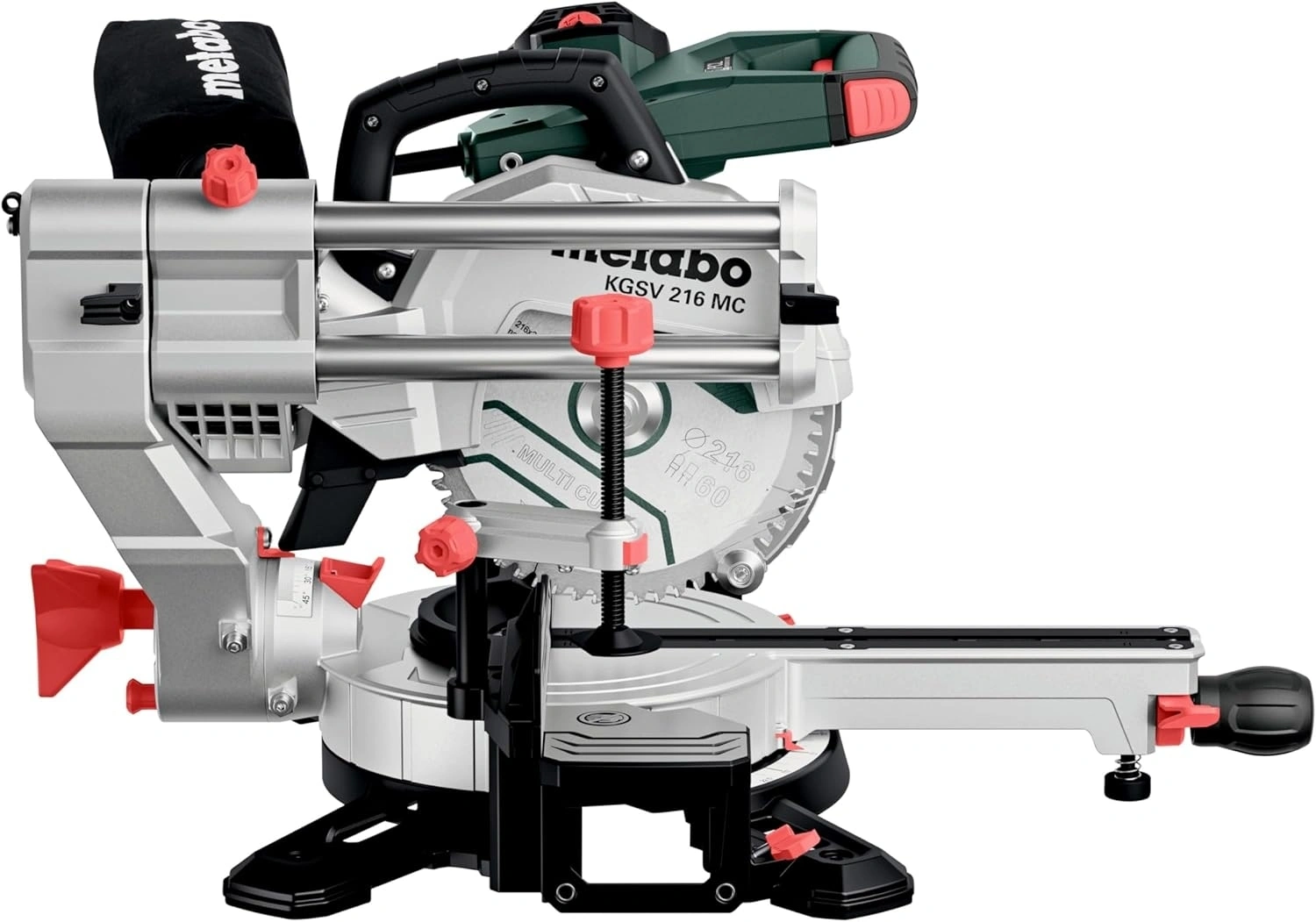 Торцовочная пила Metabo KGSV 216 MC 1500Вт 5300об/мин d=216мм — миниатюра 4