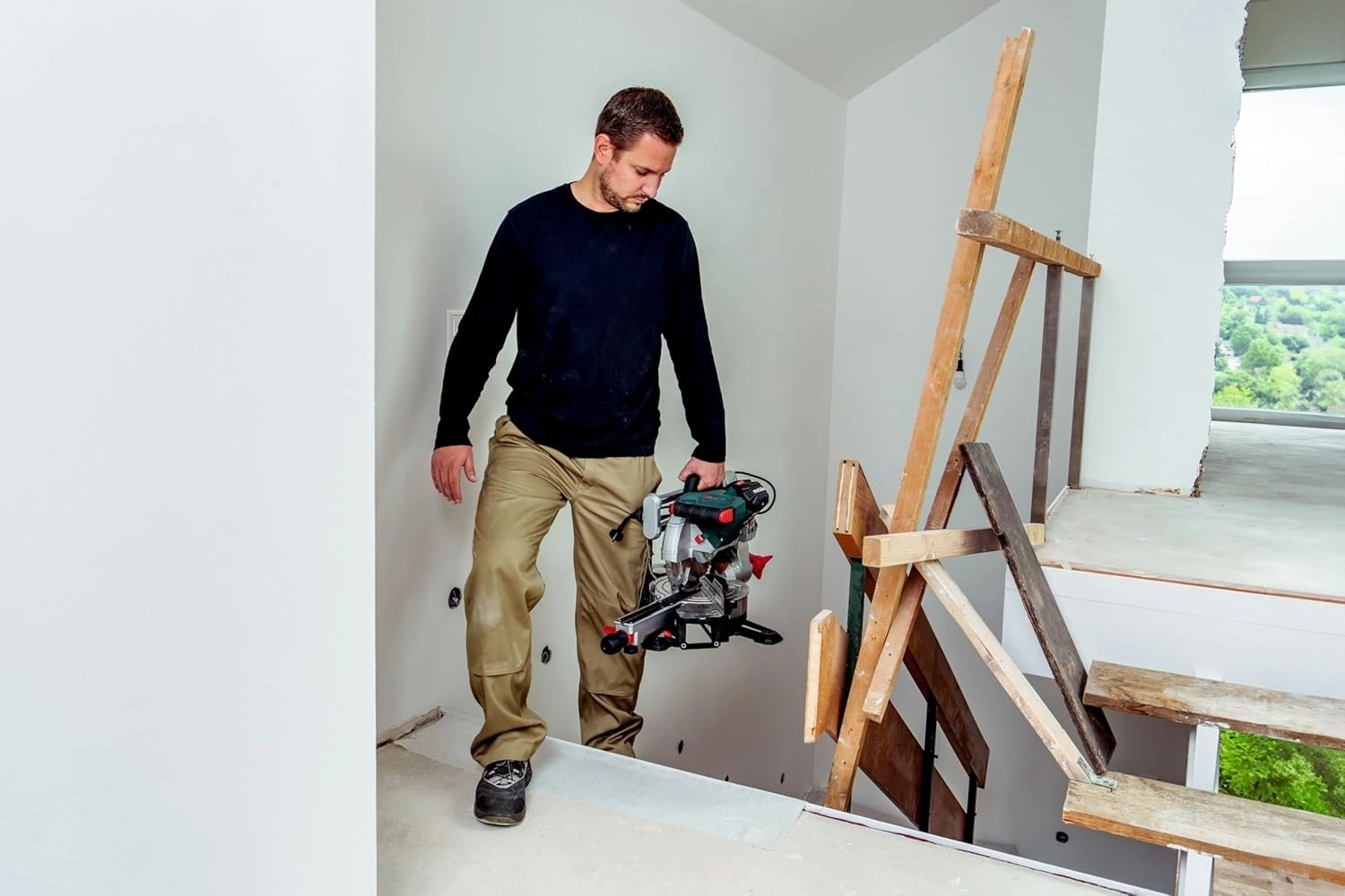 Торцовочная пила Metabo KGSV 216 MC 1500Вт 5300об/мин d=216мм — миниатюра 2