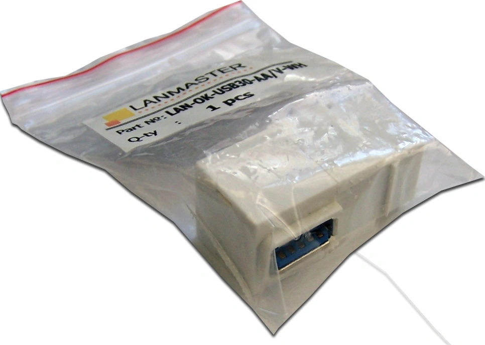 Повторитель портов Lanmaster LAN-OK-USB30-AA/V-WH белый — миниатюра 2