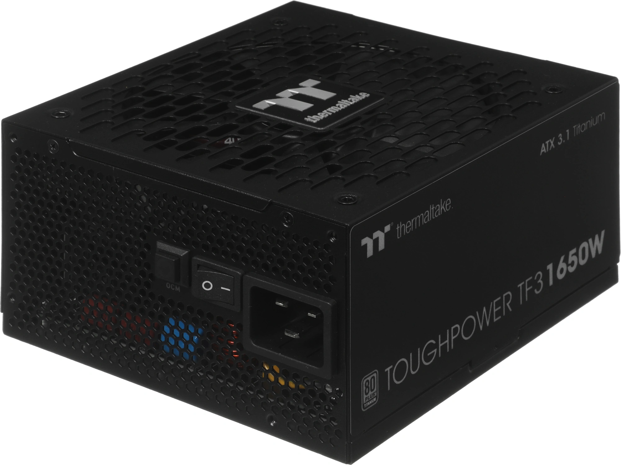 Блок питания Thermaltake ATX 1650W Toughpower TF3 Gen.5 80+ titanium (20+4pin) APFC 140mm fan color LED 16xSATA Cab Manag RTL — миниатюра 7