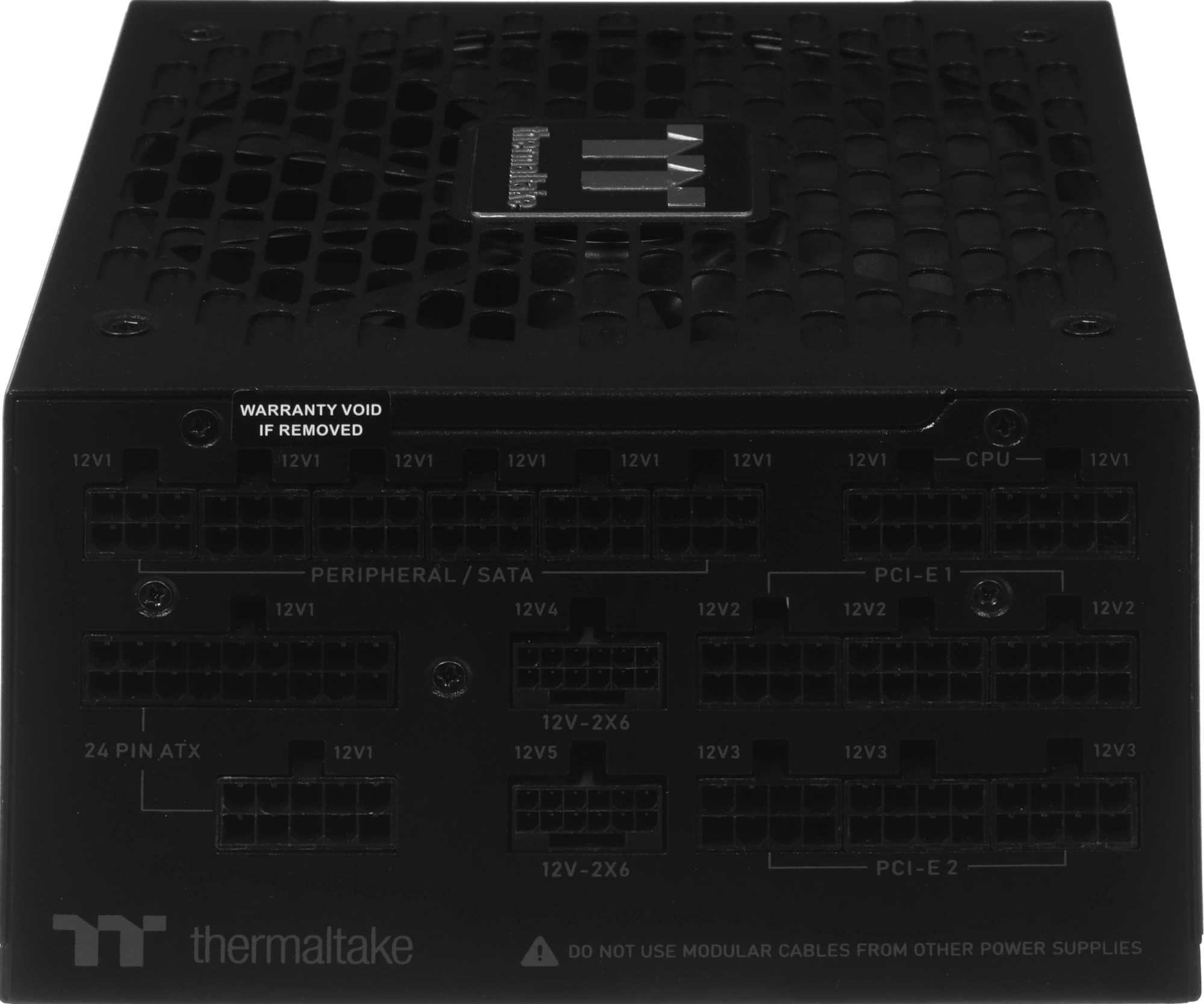 Блок питания Thermaltake ATX 1650W Toughpower TF3 Gen.5 80+ titanium (20+4pin) APFC 140mm fan color LED 16xSATA Cab Manag RTL — миниатюра 9
