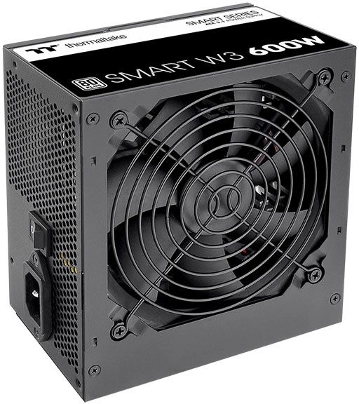 Блок питания Thermaltake ATX 600W Smart W3 Gen.5 80+ white (20+4pin) APFC 120mm fan 4xSATA RTL — миниатюра 3