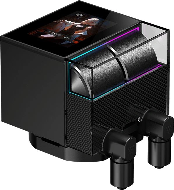 Система водяного охлаждения PcCooler DS360 Display ARGB Soc-AM5/AM4/1200/1700/1851 черный 4-pin 39.8dB Al LCD 310W Ret (DS360-BKAWXY-GL) — миниатюра 6