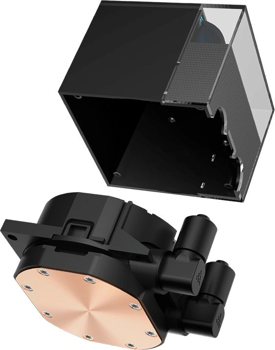 Система водяного охлаждения PcCooler DS360 Display ARGB Soc-AM5/AM4/1200/1700/1851 черный 4-pin 39.8dB Al LCD 310W Ret (DS360-BKAWXY-GL) — миниатюра 5