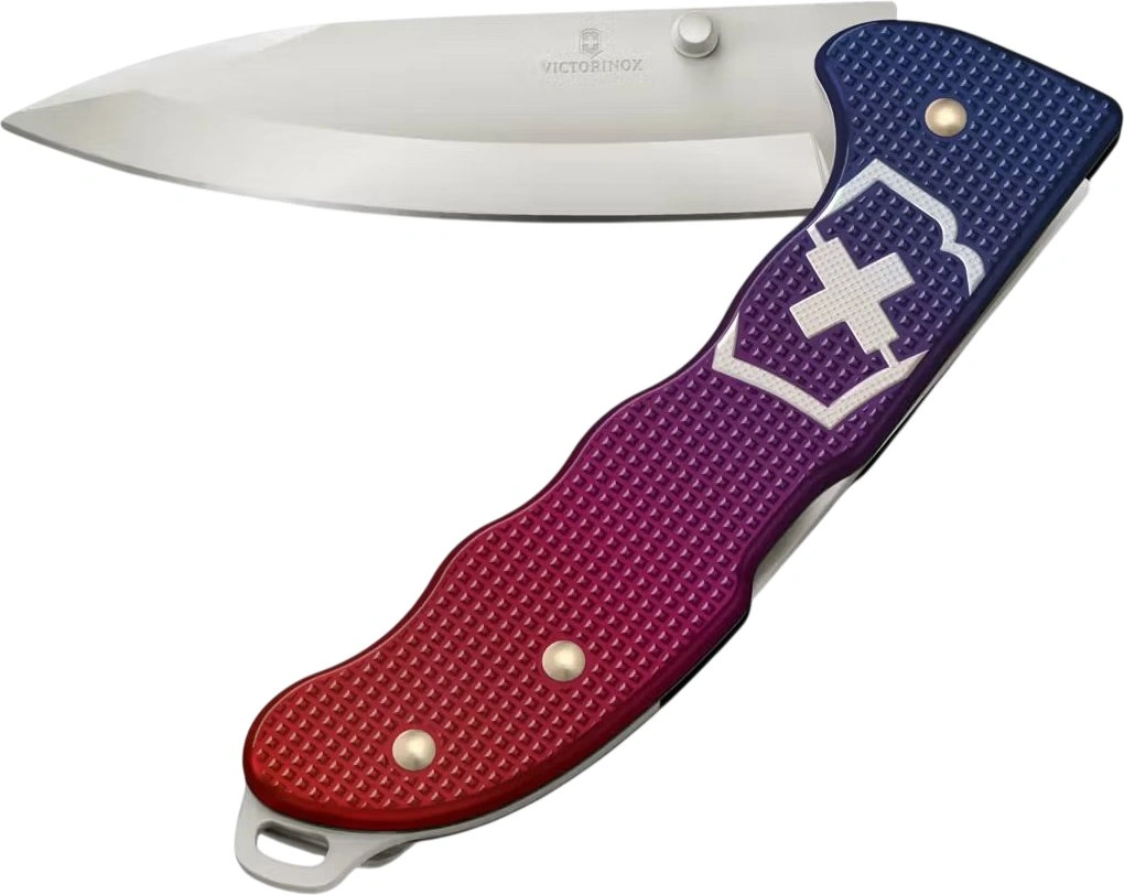 Нож перочинный Victorinox Evoke Alox (0.9411.D221) 136мм 5функц. синий/красный подар.коробка — миниатюра 6