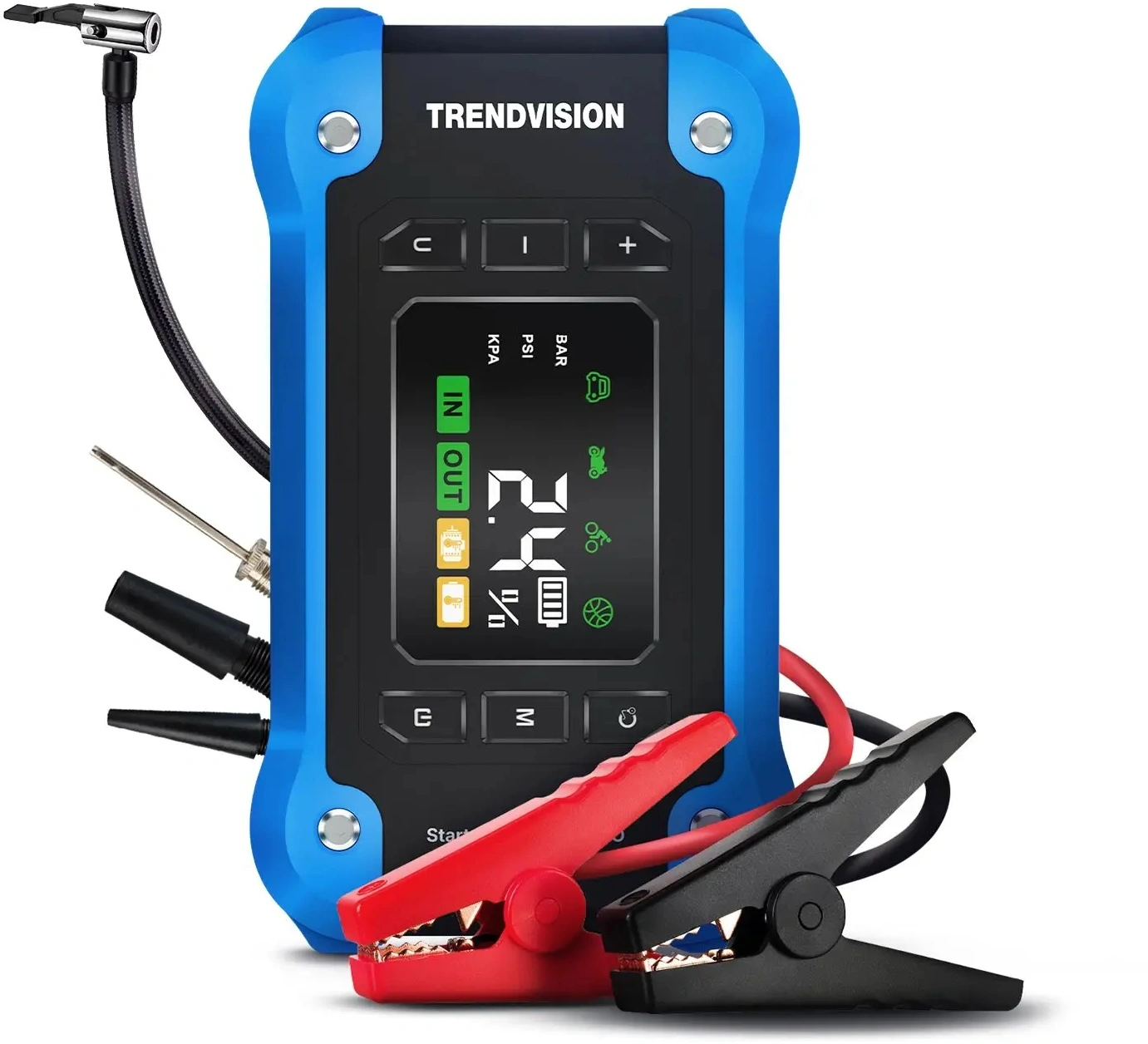 Автомобильный компрессор TrendVision Start Compressor PRO шланг 0.2м — миниатюра 9