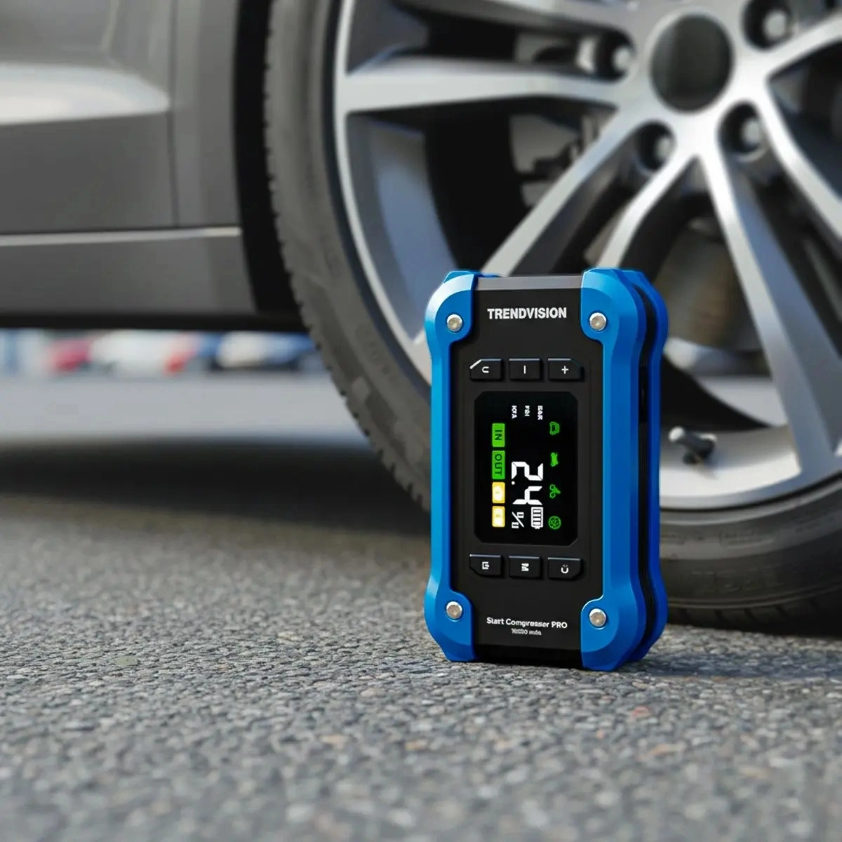 Автомобильный компрессор TrendVision Start Compressor PRO шланг 0.2м — миниатюра 14