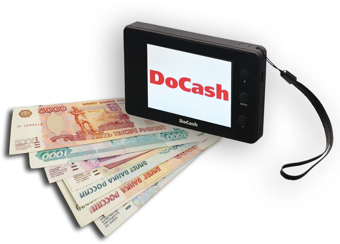 Детектор банкнот DoCash Micro IR/UV просмотровый АКБ (8401) — фото 1
