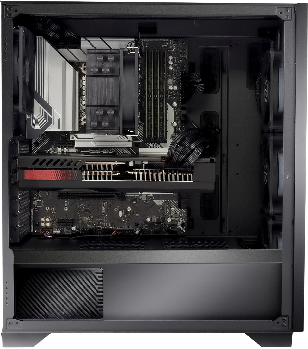 ПК IRU Tactio 510B7GP MT i7 13700F (2.1) 32Gb SSD1Tb RTX5060TI 8Gb FreeDOS GbitEth 650W черный (RUS) (2146239) — миниатюра 4