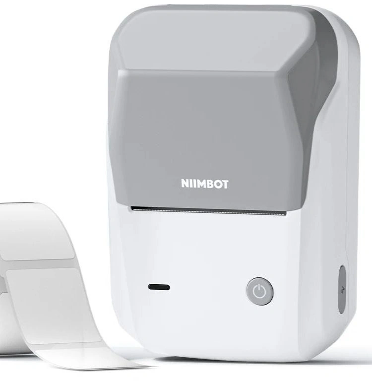 Термопринтер Niimbot B1 (1746887) 203dpi 50мм/с/USB/BT для печ.этик. серебристый — миниатюра 7
