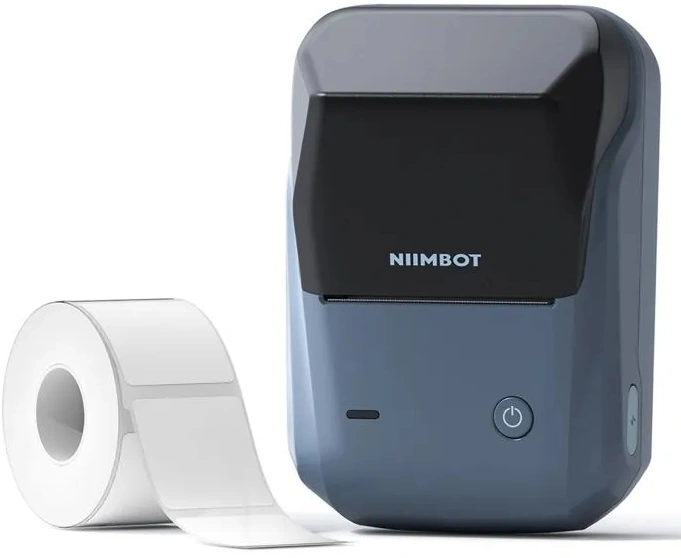 Термопринтер Niimbot B1 Space Blue (1746799) 203dpi 50мм/с/USB/BT для печ.этик. голубой — миниатюра 2