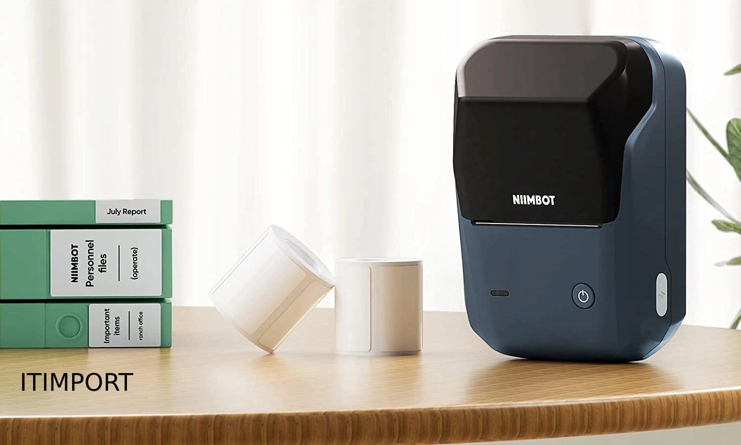 Термопринтер Niimbot B1 Space Blue (1746799) 203dpi 50мм/с/USB/BT для печ.этик. голубой — миниатюра 10