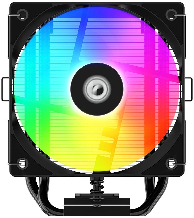 Устройство охлаждения(кулер) ID-Cooling SE-904-XT ARGB Soc-AM5/AM4/1200/1700/1851 черный 4-pin 14-29.1dB Al+Cu 180W 430gr Ret (SE-904-XT ARGB BLACK) — миниатюра 3