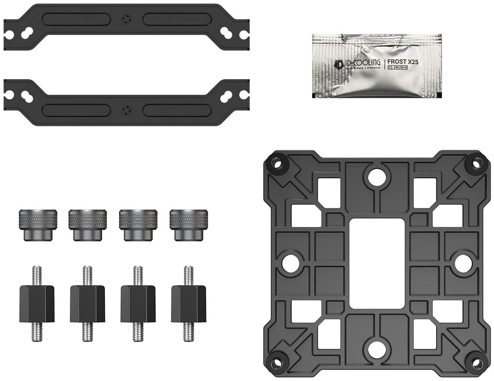 Устройство охлаждения(кулер) ID-Cooling SE-904-XT Soc-AM5/AM4/1200/1700/1851 черный 4-pin 14-29.1dB Al+Cu 180W 430gr Ret (SE-904-XT BLACK) — миниатюра 13