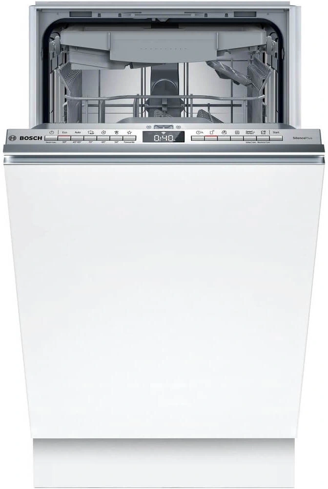 Посудомоечная машина встраив. Bosch Serie 4 SPV4EMX10E узкая серебристый — фото 1