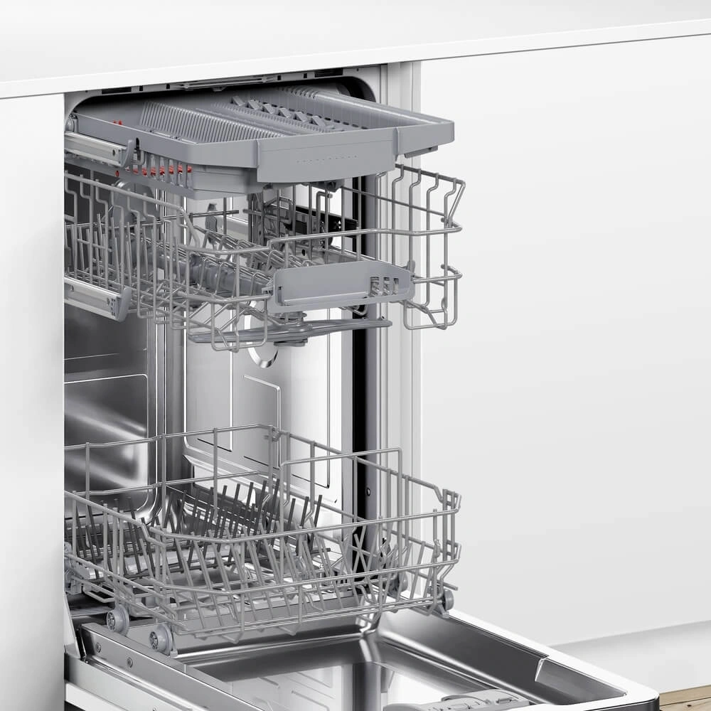 Посудомоечная машина встраив. Bosch Serie 4 SPV4EMX10E узкая серебристый — миниатюра 3
