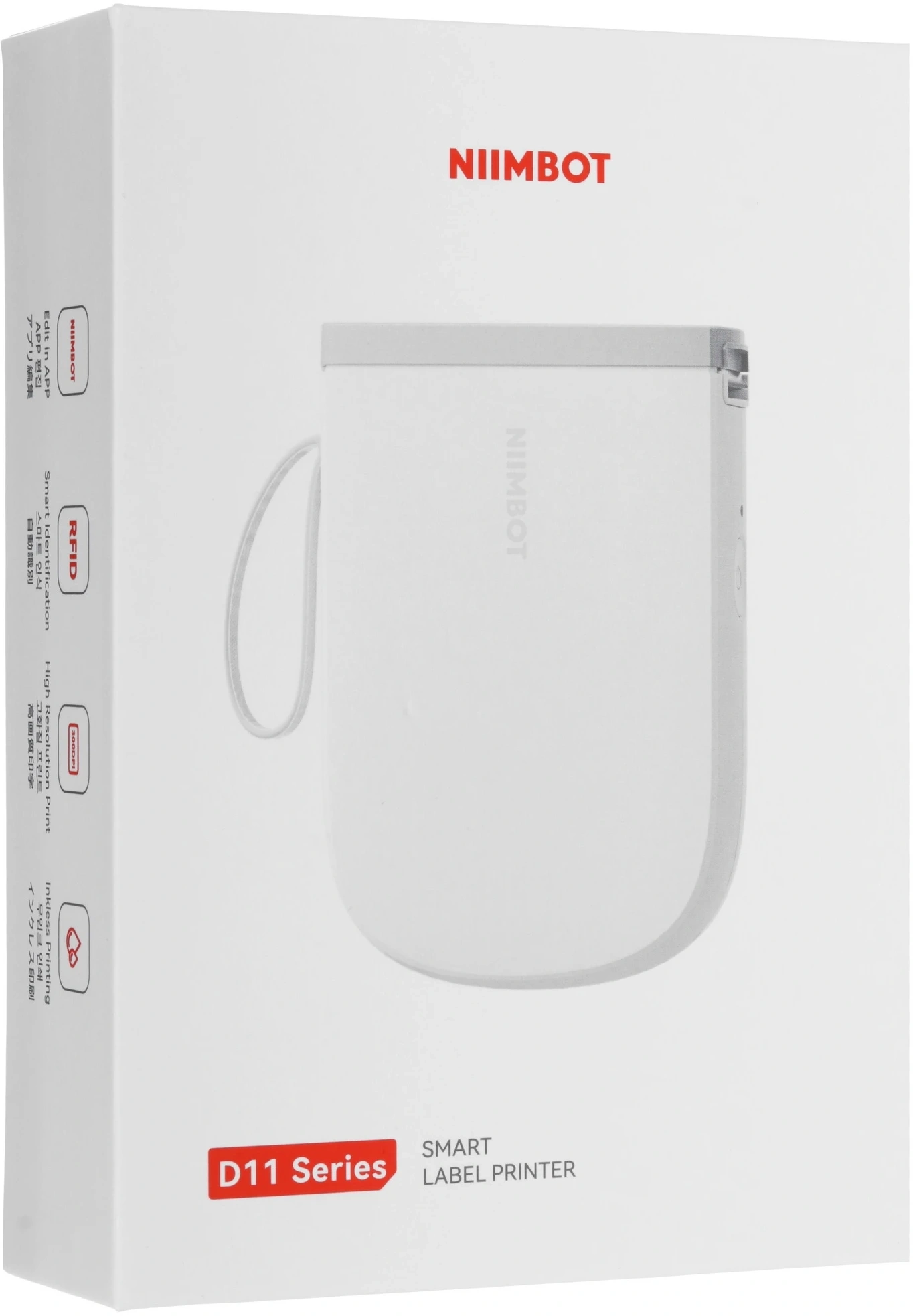 Термопринтер Niimbot D11 H (1746729) 300dpi 50мм/с/USB/BT для печ.этик. белый — миниатюра 8