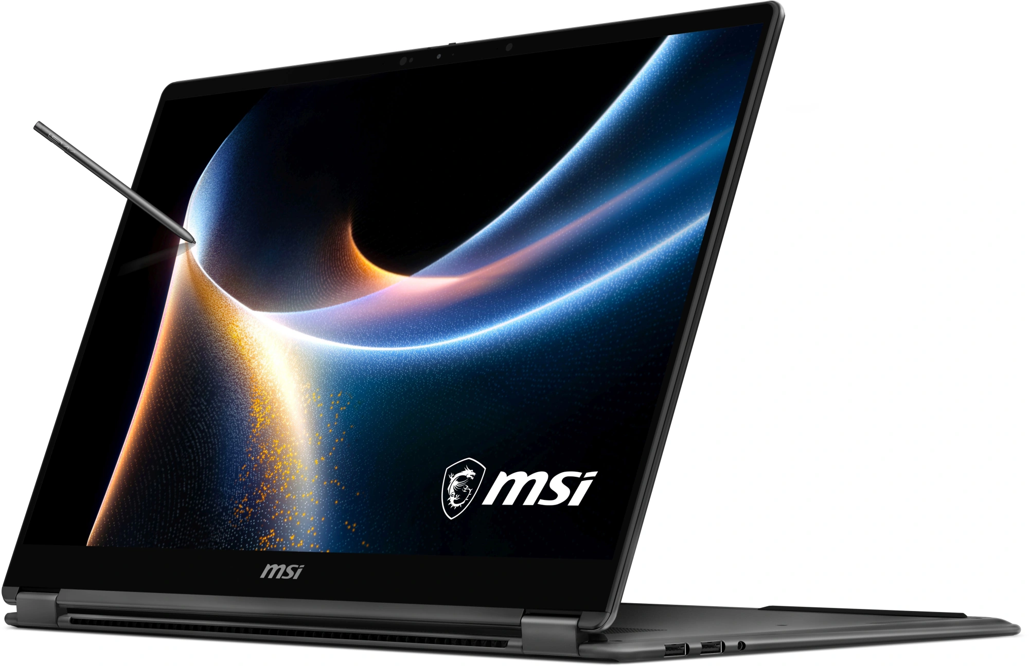 Ноутбук MSI Prestige 16 Flip AI+ C3MTG-028RU Core Ultra 9 386H 32Gb SSD2Tb Intel Graphics 16" OLED Touch 2.8K (2880x1800) Windows 11 Pro grey WiFi BT Cam (9S7-262233-028) — миниатюра 12