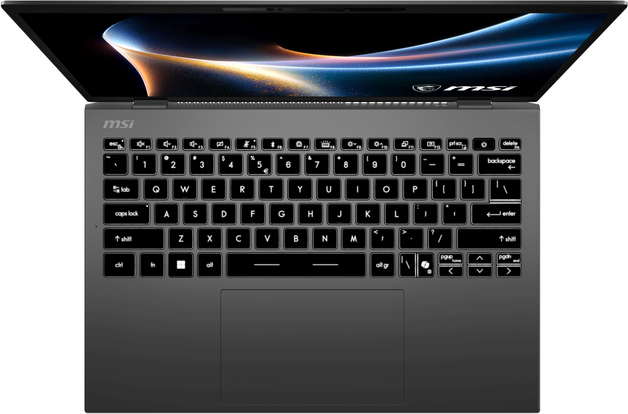 Ноутбук MSI Prestige 13 AI+ A3MG-046RU Core Ultra 9 386H 32Gb SSD1Tb Intel Graphics 13.3" OLED 2.8K (2880x1800) Windows 11 Pro grey WiFi BT Cam (9S7-13Q425-046) — миниатюра 10