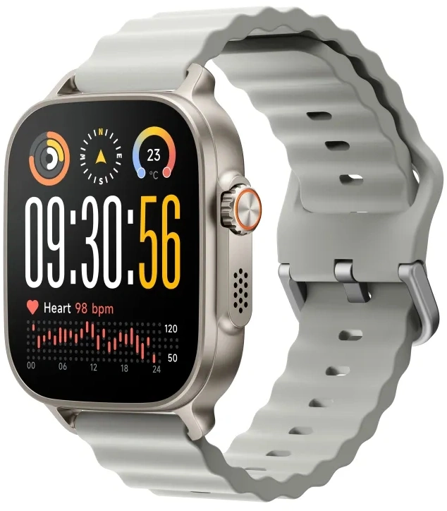 Смарт-часы Realme Watch 5 22мм 1.97" AMOLED корп.серебристый рем.серебристый разм.брасл.:160-230мм (RMW2501) — фото 1