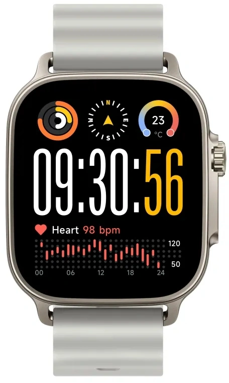 Смарт-часы Realme Watch 5 22мм 1.97" AMOLED корп.серебристый рем.серебристый разм.брасл.:160-230мм (RMW2501) — миниатюра 2