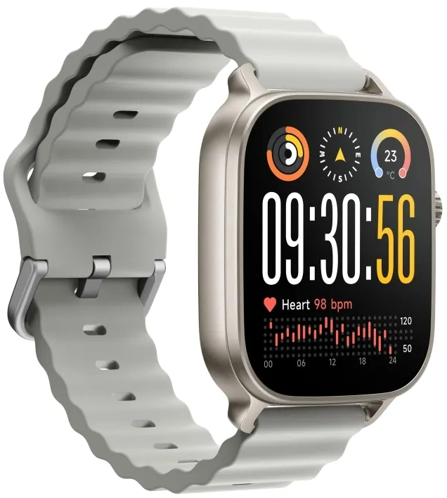 Смарт-часы Realme Watch 5 22мм 1.97" AMOLED корп.серебристый рем.серебристый разм.брасл.:160-230мм (RMW2501) — миниатюра 3