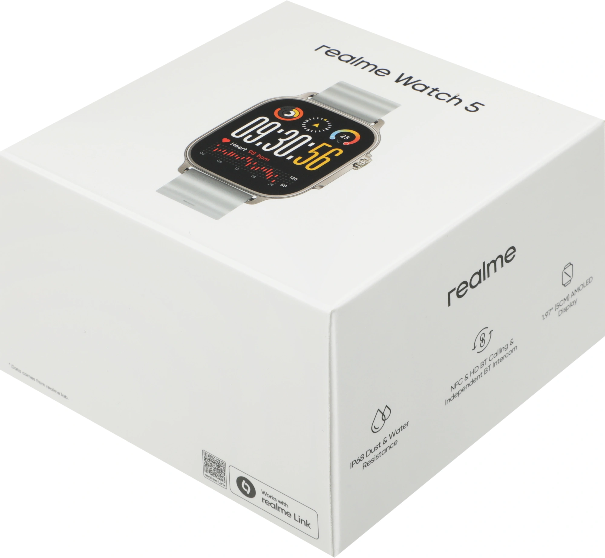 Смарт-часы Realme Watch 5 22мм 1.97" AMOLED корп.серебристый рем.серебристый разм.брасл.:160-230мм (RMW2501) — миниатюра 12