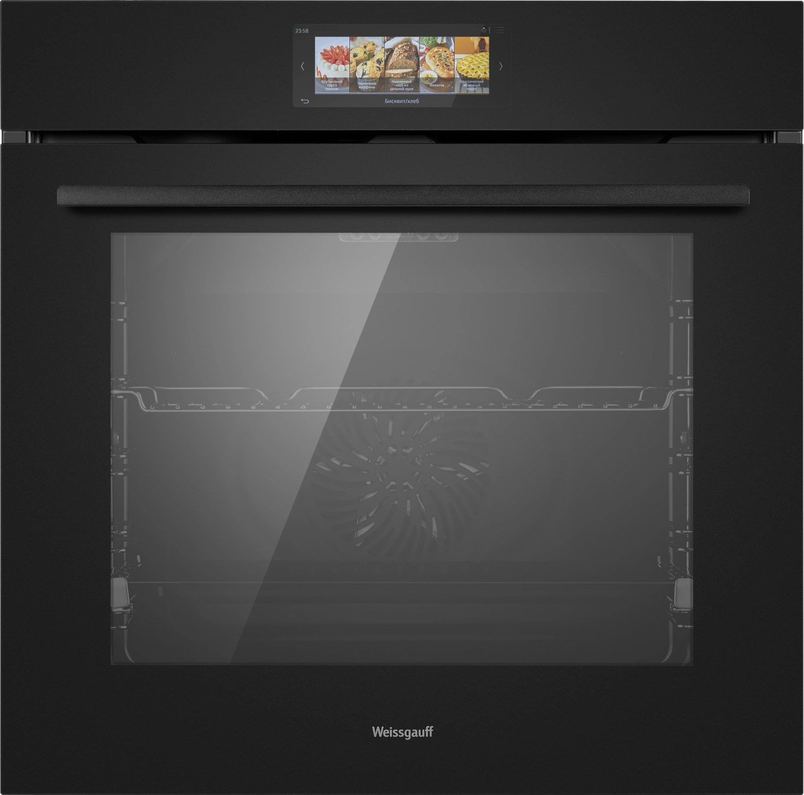 Духовой шкаф Электрический Weissgauff Premium EOM 899 Color Touch Matt черный — фото 1