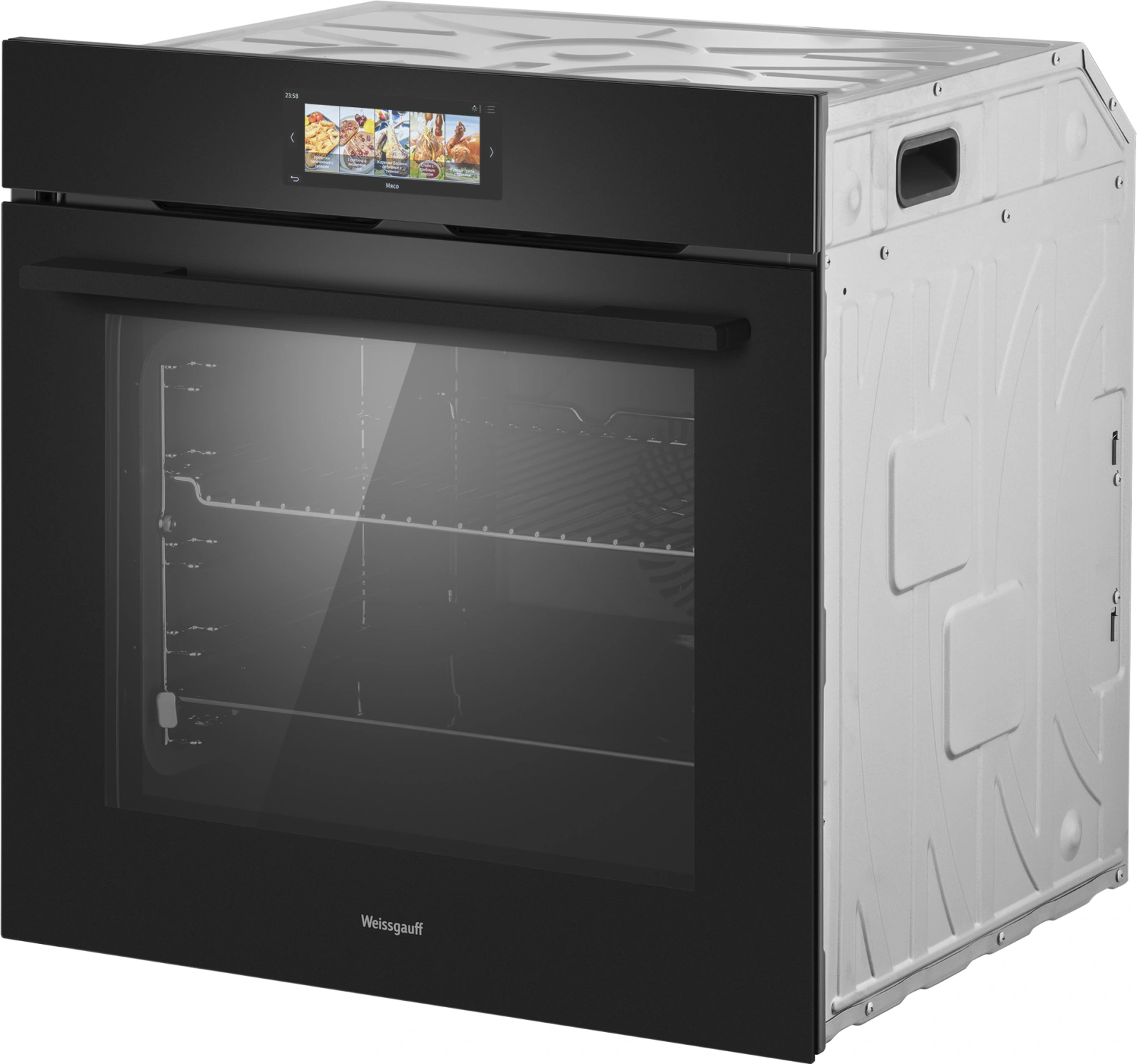 Духовой шкаф Электрический Weissgauff Premium EOM 899 Color Touch Matt черный — миниатюра 4