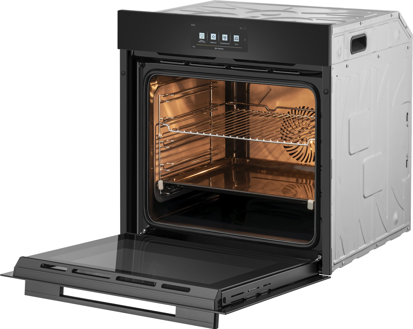 Духовой шкаф Электрический Weissgauff Premium EOM 899 Color Touch Matt черный — миниатюра 5