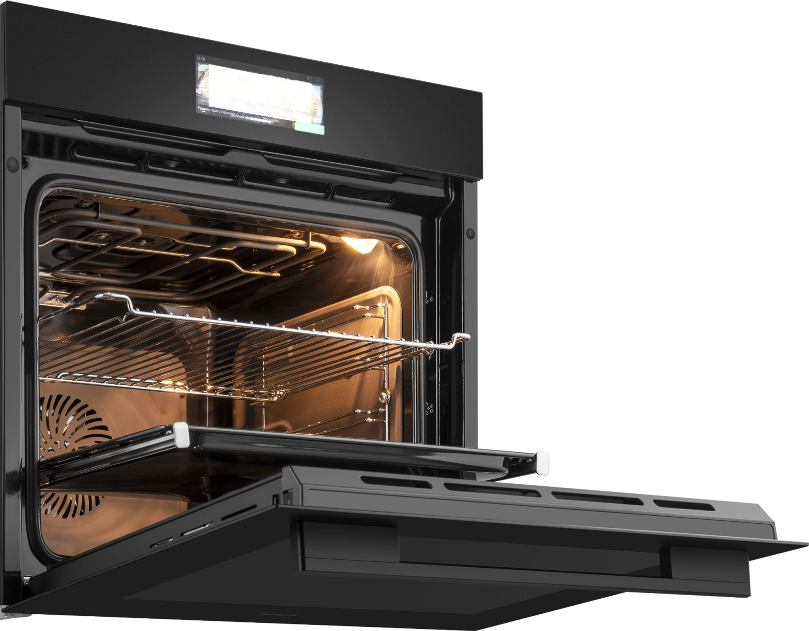 Духовой шкаф Электрический Weissgauff Premium EOM 899 Color Touch Matt черный — миниатюра 6